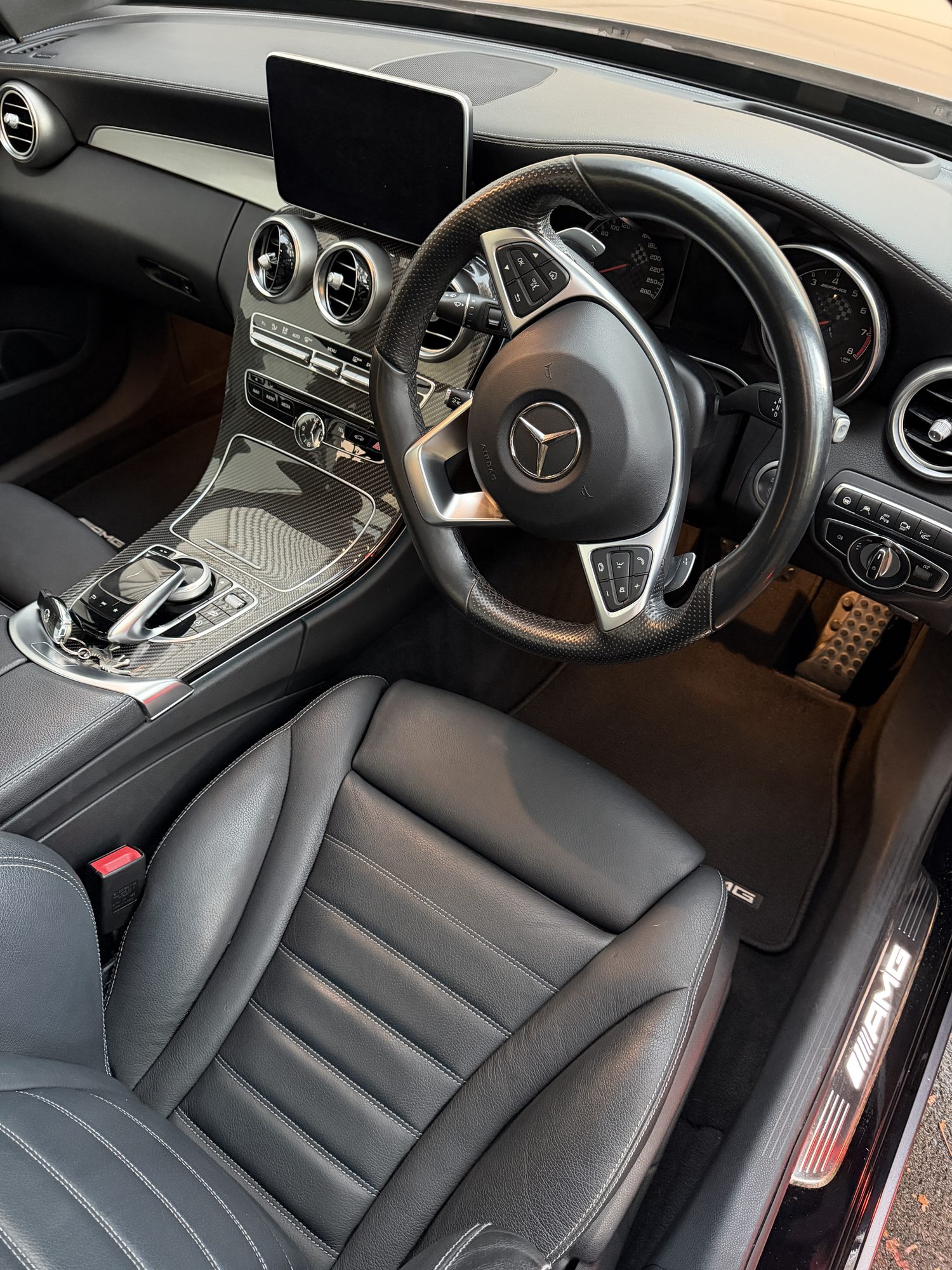 Mercedes-AMG · cabin interior after the visit